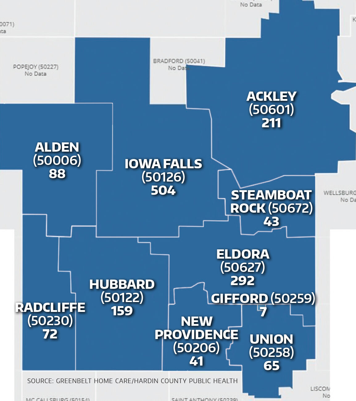 COVID by ZIP Code - 1/8/2021